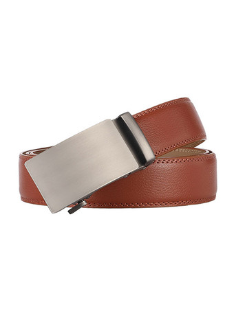 ブラウン シックなメンズベルトレザー