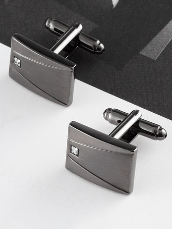 Herren Accessoires Classic Square Metallic Schwarz