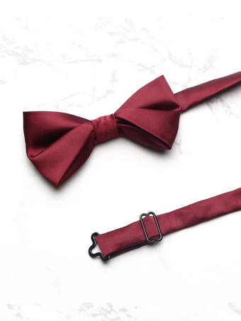 レッド メンズアクセサリークラシックポリエステルジャカードオレンジ