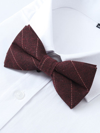 ブラウン メンズアクセサリークラシックポリエステルジャカードホワイト