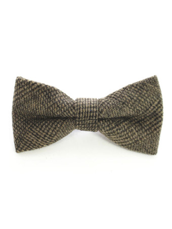 ブラウン メンズアクセサリークラシックポリエステルジャカードダークグリーン