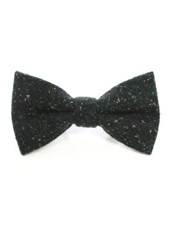 ダークグリーンメンズアクセサリークラシックポリエステルジャカードダークグリーン