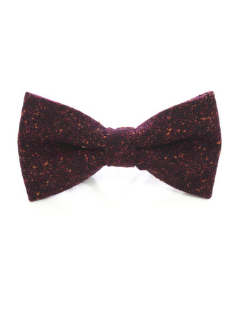 ワインレッド メンズアクセサリークラシックポリエステルジャカードダークグリーン