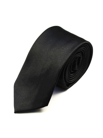 ブラック メンズドレスネクタイクールポリエステルジャカード