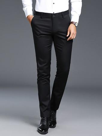 Pantalon classique noir homme hot sale