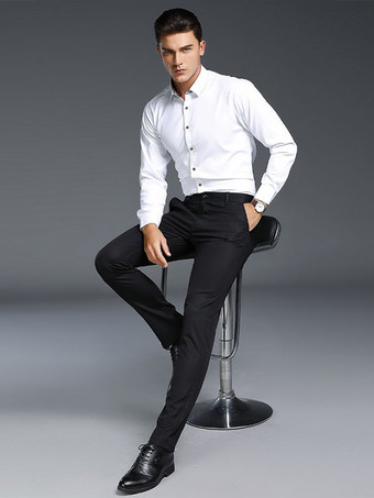 メンズ カジュアル パンツ スリムフィット ファッション ストレート フォーマルウェア プラス ベルベット 厚手 パンツ