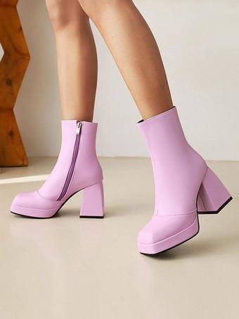 Women hot sale pink booties