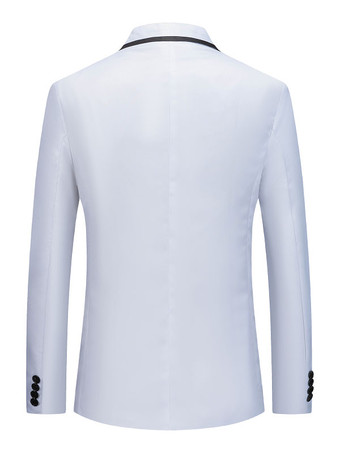 Blazers＆Jackets男性のカジュアルスーツカジュアルな白い灰色のクールなカジュアルスーツ