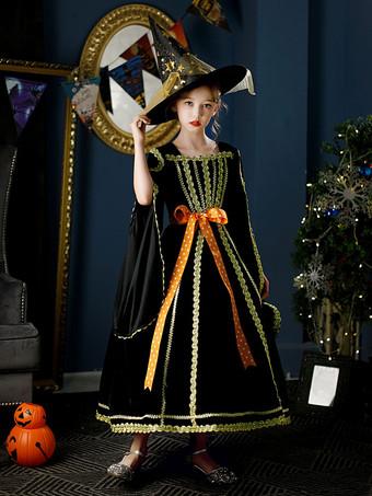 Enfants Danse Folklorique Mexicaine Robe Halloween Costume Princesse Robe  de Fête Robe