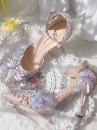 Blue Petals Lightness Lolita Pump-Schuhe