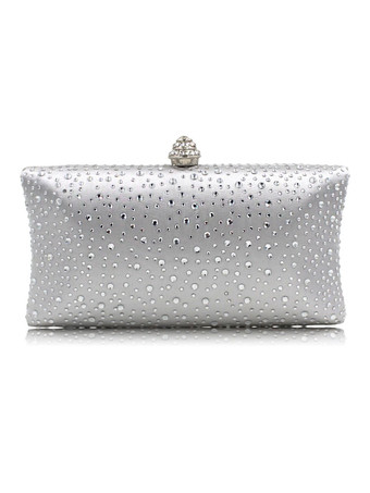 argent Sacs à main de mariage Accessoires de mariage Bourse de mariée Strass