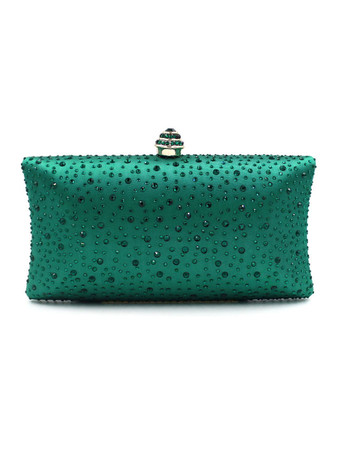 vert Sacs à main de mariage Accessoires de mariage Bourse de mariée Strass