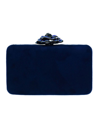 ブルー 結婚式のハンドバッグ結婚式のアクセサリー結婚式のクラッチバッグエンボス加工