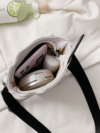 ホワイトロリータバッグPUレザーPUレザークロスボディバッグロリータアクセサリー