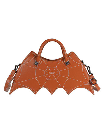 ブラウン ブラックロリータバッグPUレザーPUレザーハンドバッグロリータアクセサリー