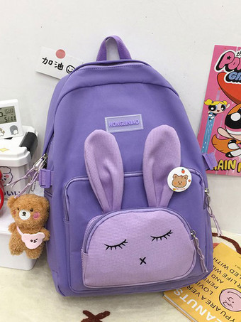 パープル ブラックロリータバッグポリエステルショルダーバッグロリータアクセサリー