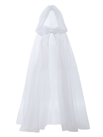 ホワイト ハロウィンブライダルケープヴァンパイアプリンセスドレス魔女コスプレ仮面舞踏会コスチューム
