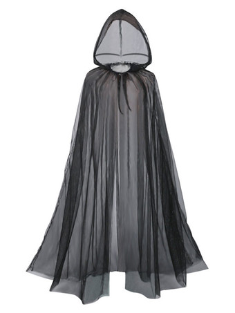 ブラック ハロウィンブライダルケープヴァンパイアプリンセスドレス魔女コスプレ仮面舞踏会コスチューム