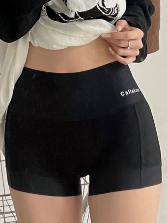 noir Sous-vêtement sans couture Pantalon de sécurité Boxer