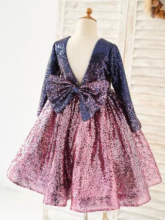 Vestito paillettes store bambina