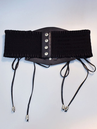 スチームパンクロリータアクセサリーブラックレースアップレースレースポリエステル繊維その他