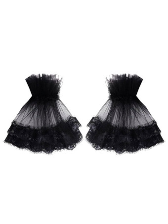 スチームパンクロリータアクセサリーブラックレースポリエステルファイバーアクセサリーレースその他