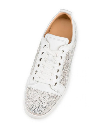 メンズ プロム パーティー スニーカー シューズ 快適なスエードレザー ラウンドトゥ ラインストーン アートワーク