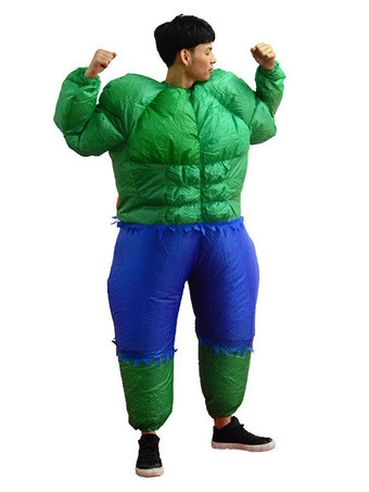 Marvel Comics Cosplay The Hulk Green Giant American Comics Polyester-Overall Poly/Baumwollmischung Marvel Comics