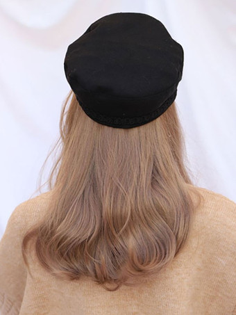 ゴシックロリータハットボウアクセサリーブラックロリータアクセサリー