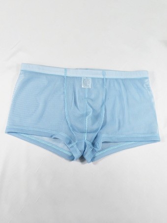 マンズブリーフポリエステルトランスペアレントソリッド