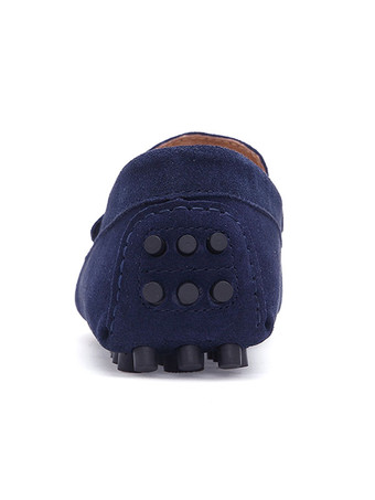 メンズ ペニーローファー シューズ スリッポン モンクストラップ ラウンドトゥ スエードレザー