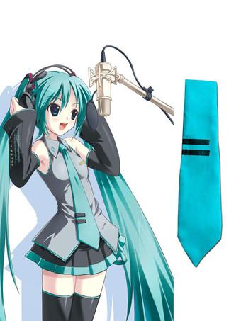 Halloween Costume Carnevale VOCALOID Hatsune Miku Gioco Cosplay Costume  verde chiaro accessori per la testa&Calze sopra al  ginocchio&Giarrettiera&abito&coprimaniche set donna 