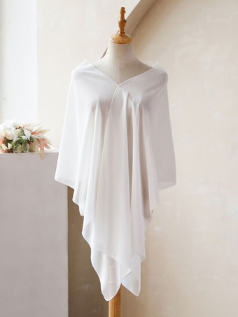 Écharpe de mariage boléro mariage blanche