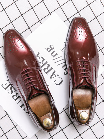 男性用ドレスシューズ 高品質 ポインテッドトゥ ストラップ調節可能 PUレザー