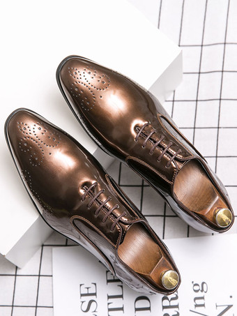 男性用ドレスシューズ 高品質 ポインテッドトゥ ストラップ調節可能 PUレザー