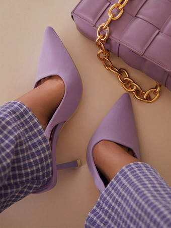 Women's High Heels Stiletto Heel Polyester Pumps