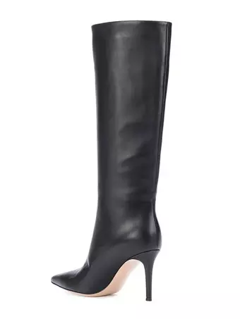 Wide calf hotsell stiletto heel boots