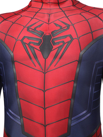 スパイダーマンコスチューム 子供用ゼンタイ レッド ライクラ スパンデックス