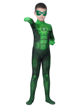 グリーン 子供用グリーンランタン ハル・ジョーダン コスプレスーツ