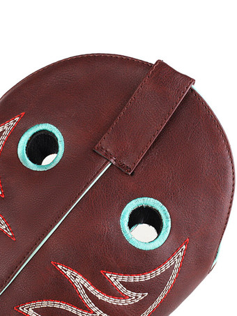 Women's Cowboy Boots Brown Round Toe Mid Calf Boots Cowgirl Wedding Shoes