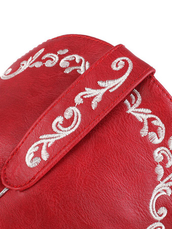 ホワイト カウボーイブーツ ポインテッドトゥ パピーヒール ミッドカーフブーツ レディース