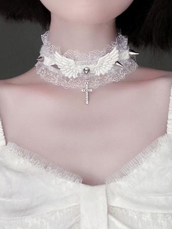 White Lace Choker, Accessories