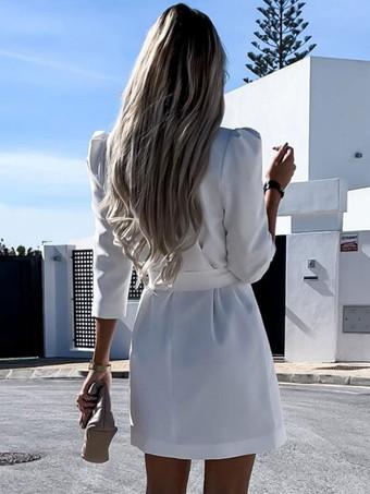 Casual dress white on sale color