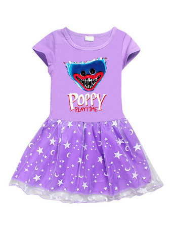Game Poppy Playtime para niños pequeños vestido de verano sin mangas