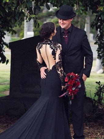 black wedding dresses 2022