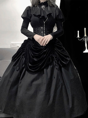 ゴシックロリータドレスムーンライトキャッスル伯爵夫人ビクトリアダークパレススタイルコスプレ衣装