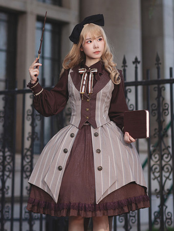 ゴシック ロリータ スカート インファンタ コーヒー ブラウン ロリータ スカート