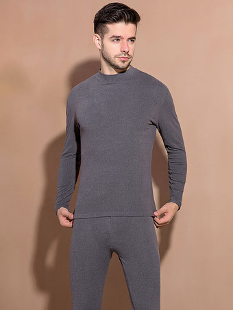 グレイホームウェアセット 保温下着 ピンク 冬 ジュエルネック 長袖 カジュアル インドア ポリエステル トップスとパンツ