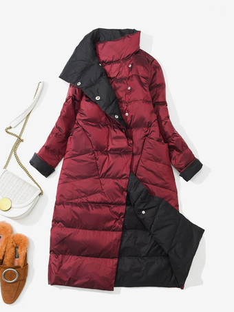 BordeauxDoudoune Manteau Femme Duvet Chaud D'hiver