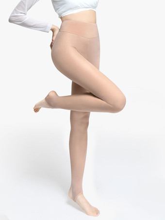 女性用レギンス スリム ポリエステル 400g タイツ 冬用 暖かい ストッキング